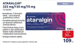 Benu ATARALGINⓇ 325 mg/ 130 mg/ 70 mg nabídka