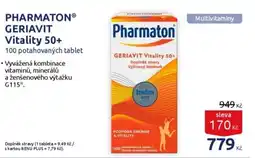 Benu Pharmaton® Geriavit Vitality 50+ nabídka