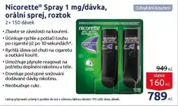 Benu Nicorette® Spray 1 mg/dávka, orální sprej, roztok nabídka