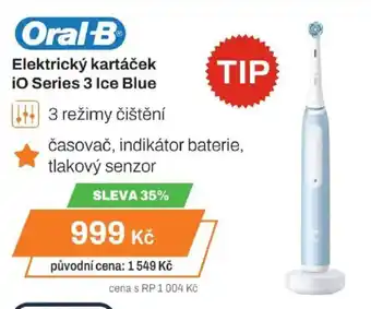Oral-B Elektrický kartáček iO Series 3 Ice Blue