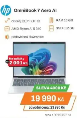 Expert HP OmniBook 7 Aero Al nabídka