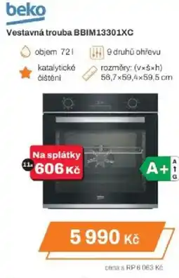 Expert Beko Vestavná trouba BBIM13301XC nabídka