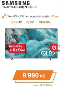 Expert SAMSUNG Televize QE43Q7F QLED nabídka