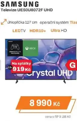 Expert SAMSUNG Televize UE50U8072F UHD nabídka