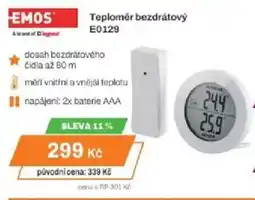 Expert EMOS Teploměr bezdrátový E0129 nabídka