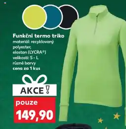 Kaufland Funkční termo triko nabídka