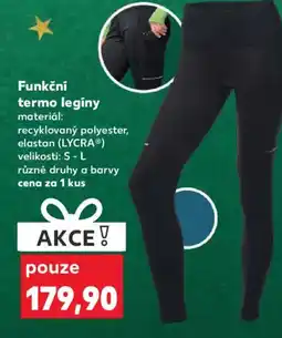 Kaufland Funkční termo legíny nabídka