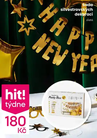 Sada silvestrovských dekorací