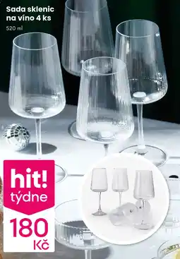 Pepco Sada sklenic na víno 4 ks nabídka