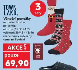 Kaufland Vánoční ponožky nabídka