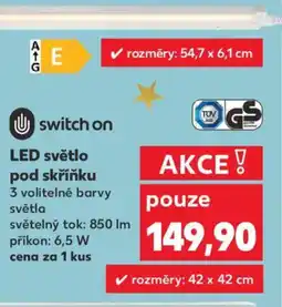 Kaufland LED světlo pod skříňku nabídka