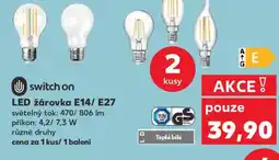 Kaufland LED žárovka E14/ E27 nabídka