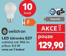 Kaufland LED žárovka E27 nabídka
