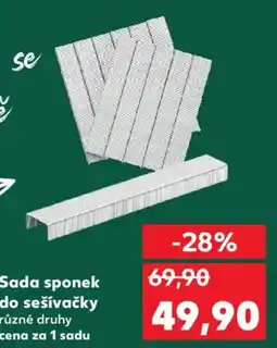 Kaufland Sada sponek do sešívačky nabídka