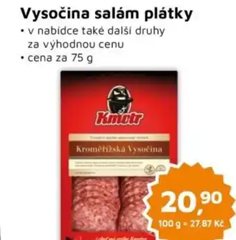 Vysočina salám plátky