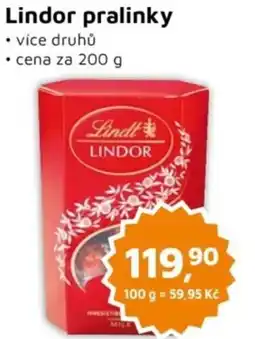 Můjobchod Lindor pralinky nabídka
