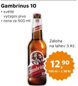 Můjobchod Gambrinus 10 nabídka