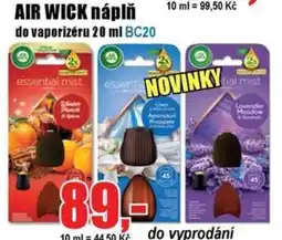 EVA AIR WICK náplň nabídka