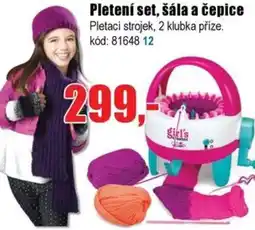 EVA Pletení set, šála a čepice nabídka