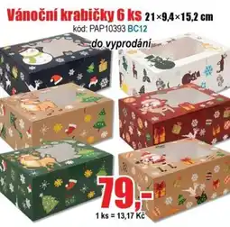 EVA Vánoční krabičky nabídka