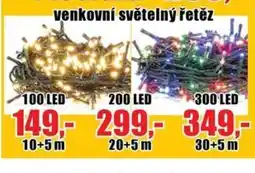 EVA Venkovní světelný řetěz nabídka