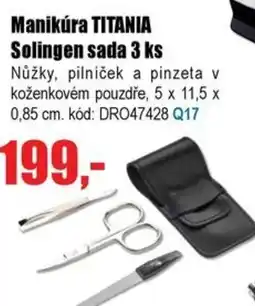 EVA Manikúra TITANIA Solingen sada 3 ks nabídka