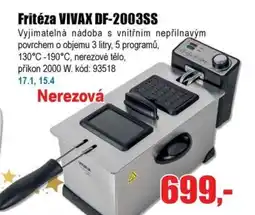 EVA Fritéza VIVAX DF-2003SS nabídka