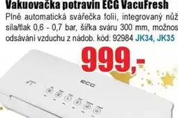 EVA Vakuovačka potravin ECG VacuFresh nabídka