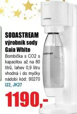 EVA SODASTREAM výrobník sody Gaia White nabídka