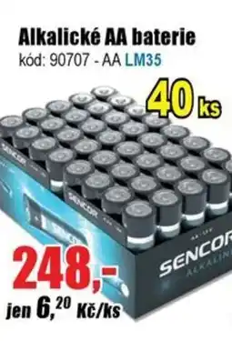 EVA Alkalické AA baterie nabídka