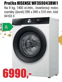 EVA Pračka HISENSE WF3S9043BW1 nabídka