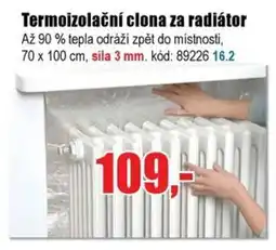 EVA Termoizolační clona za radiátor nabídka