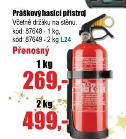 EVA Práškový hasicí přístroj nabídka