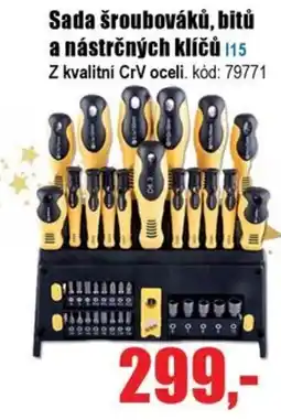 EVA Sada šroubováků, bitů a nástrčných klíčů nabídka