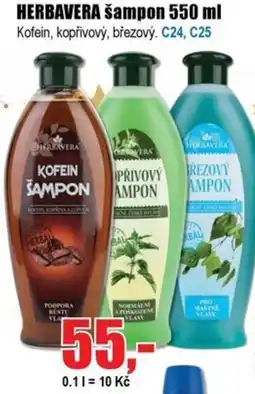 EVA HERBAVERA šampon nabídka