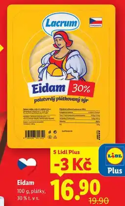 Lidl Eidam, 100 g nabídka