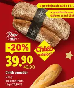 Lidl Chléb someliér, 500 g nabídka