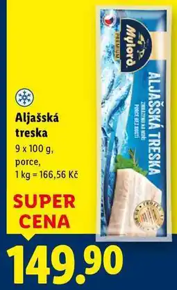 Lidl Aljašská treska, 9x 100 g nabídka