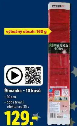 Lidl Římanka - 10 kusů nabídka