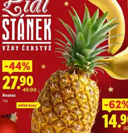 Lidl Ananas, 1 kg nabídka