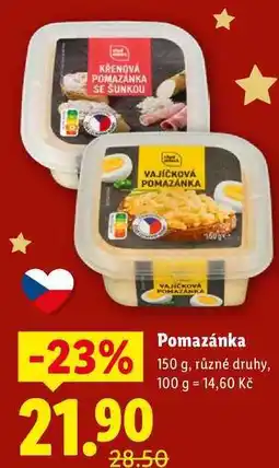 Lidl Pomazánka, 150 g nabídka