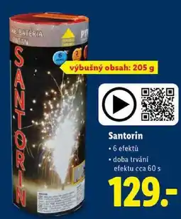 Lidl Santorin nabídka