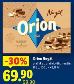 Lidl Orion Nugát, 166 g nabídka