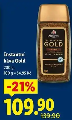 Lidl Instantní káva Gold, 200 g nabídka