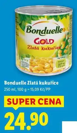 Lidl Bonduelle Zlatá kukuřice, 250 ml nabídka