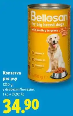 Lidl Konzerva pro psy, 1250 g nabídka
