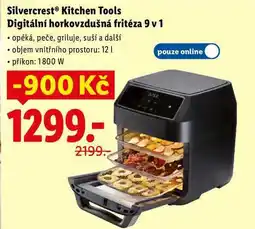 Lidl Silvercrest Kitchen Tools Digitální horkovzdušná fritéza 9 v 1 nabídka