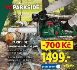 Lidl Benzínová řetězová pila nabídka