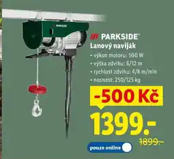 Lidl Lanový naviják nabídka