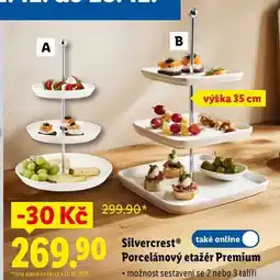 Lidl Silvercrest Porcelánový etažér Premium nabídka